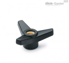 Трёхлепестковая ручка VB.639/100 FP-M16 (65711) ELESA+GANTER