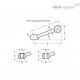 Шариковый рычаг DIN 6337-160-B20-L ELESA+GANTER