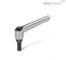 Регулируемая ручка рычажного типа GN 300-92-M12-16-CR ELESA+GANTER