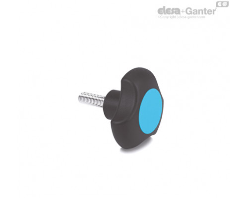Лепестковая поворотная ручка VTT.40-C-p-M8x50-C5 (167877-C5) ELESA+GANTER