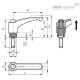Регулируемая ручка ERX.44-C4-SST-p-M6x16-C1 (235221-C4-C1) ELESA+GANTER