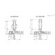 Регулируемая опора LV.F-80-PP-24-SST-M16x58 (390621) ELESA+GANTER