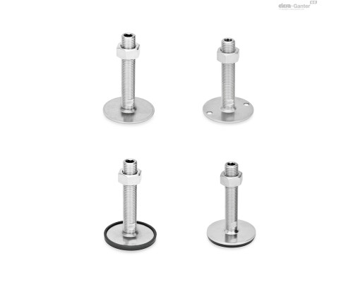 Регулируемая опора GN 41-80-M20-125-D3-UK ELESA+GANTER
