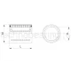 Линейный шариковый подшипник TECHNIX KH 12 28-PP