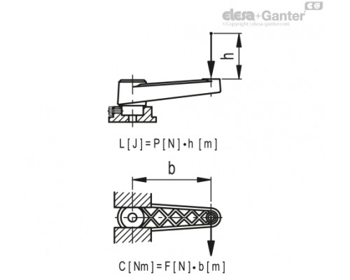 Рукоятка кривошипная MT.50-AT (44053) ELESA+GANTER