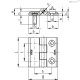 Петли CFM.60-p-M8x14.5-CH-8 (425732) ELESA+GANTER