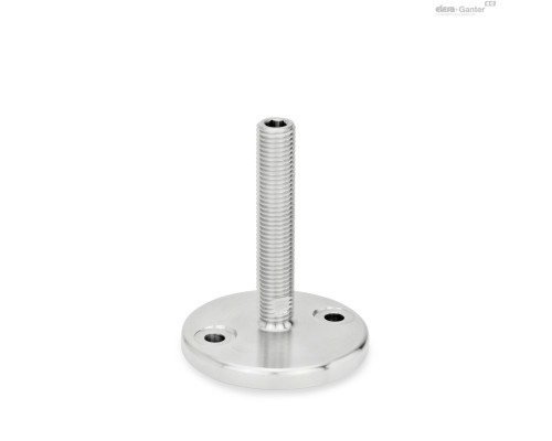 Регулируемая опора GN 23-80-M24-125-D1-U ELESA+GANTER