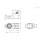 Зажим TCC-AP-18-I-C9 (600303-C9) ELESA+GANTER