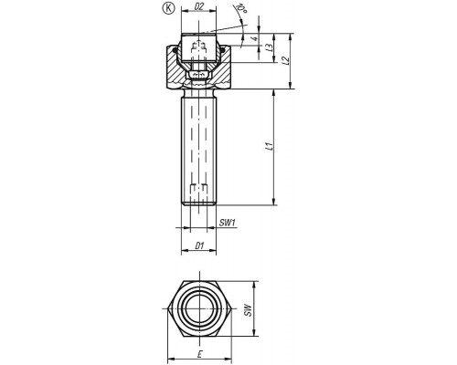 Упоры K0289.110X050 Kipp