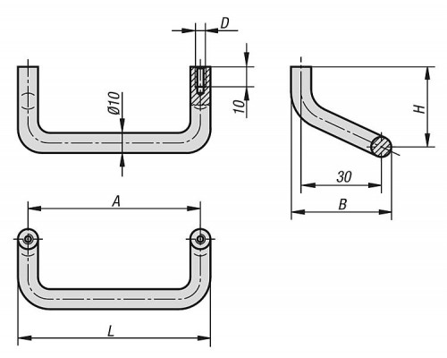 Ручка K0219.18003 Kipp