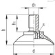 Вакуумная присоска VVI-25-G1/8-T-A (VV.54001) ELESA+GANTER