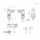 Рычажные фиксаторы GN 721.1-8-M16x1,5-RA ELESA+GANTER