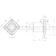 Линейный шариковый подшипник TECHNIX LMEK 50-UU (KBK 50 PP)