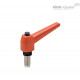 Регулируемая ручка MRX.100-C2-SST-p-M12x70-C1 (143009-C2-C1) ELESA+GANTER