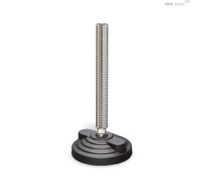 Регулируемая опора LVQ.F-100-14-AS-SST-M20x110 (335861) ELESA+GANTER