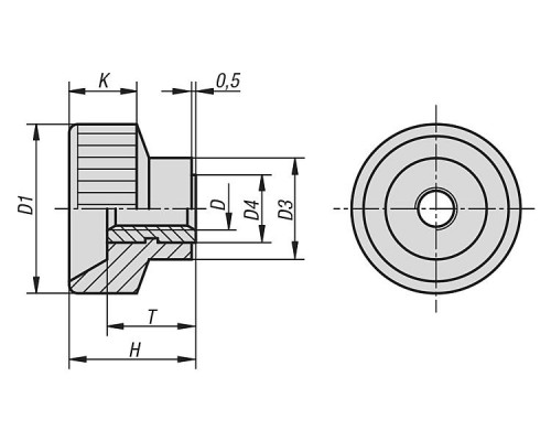 Ручка K0138.08 Kipp