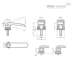 Прижимная ручка с эксцентриковым кулачком GN 927.4-82-M6-25-A-R ELESA+GANTER
