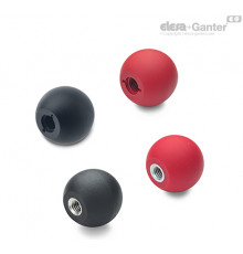 Шарообразная ручка DIN 319-KT-16-M4-C-RT ELESA+GANTER