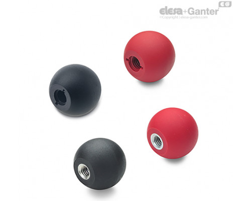 Шарообразная ручка DIN 319-KT-32-M8-E-RT ELESA+GANTER