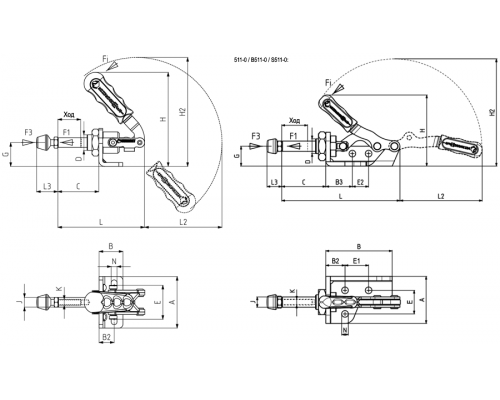 Зажимы 511-3 Kukamet