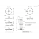 Регулируемая опора GN 41-80-M20-125-D3-UK ELESA+GANTER