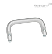 Наклонная П-образная ручка GN 565.2-26-128-B-BL ELESA+GANTER