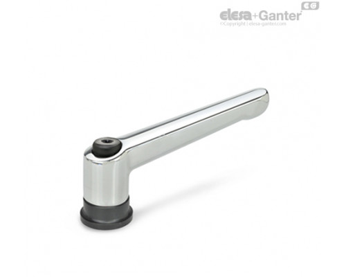 Регулируемая ручка рычажного типа GN 300.4-108-M12-CR ELESA+GANTER