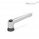 Регулируемая ручка рычажного типа GN 300.4-108-M12-CR ELESA+GANTER