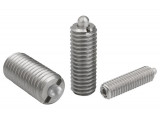 K0319 Фиксаторы пружинные с закругленным упором, нержавеющая сталь