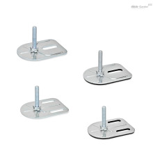 Регулируемая опора GN 42-80-M10-50-G0-S ELESA+GANTER