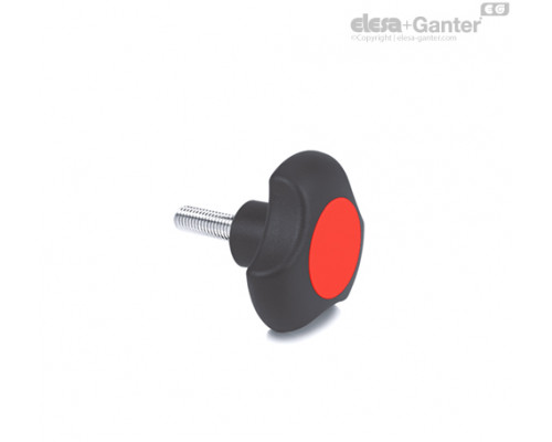Лепестковая поворотная ручка VTT.32-C-p-M6x25-C6 (167755-C6) ELESA+GANTER