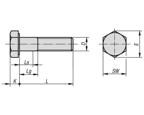 Болты K0870.04X30 Kipp