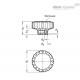 Ручка с накаткой GN 7336-53-M10x1-NI ELESA+GANTER
