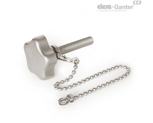 Лепестковая ручка GN 5334.13-60-M12-40-K ELESA+GANTER