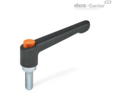 Регулируемая ручка рычажного типа GN 303.2-63-M6-16-SW-G ELESA+GANTER