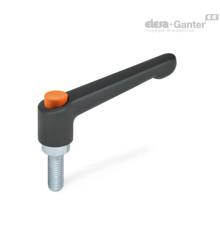 Регулируемая ручка рычажного типа GN 303.2-30-M6-12-SW-G ELESA+GANTER