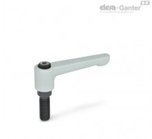 Плоская регулируемая ручка рычажного типа GN 302-45-M5-50-SR ELESA+GANTER