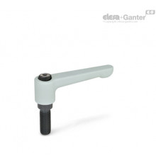 Плоская регулируемая ручка рычажного типа GN 302-78-M10-50-SR ELESA+GANTER