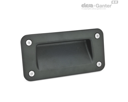 Вставка дверной ручки GN 7330-155-A-2-SW ELESA+GANTER