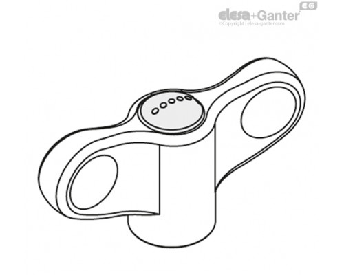 Крышка ECA.W2-SAN-C1 (29756-C1) ELESA+GANTER