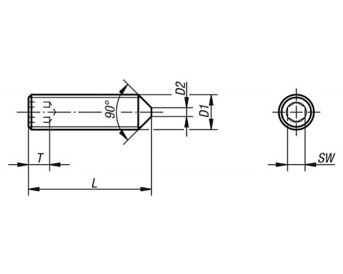 Винты K0797.110X70 Kipp