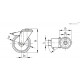 Колёсико RE.G1-125-FBF-N-SST (452763) ELESA+GANTER