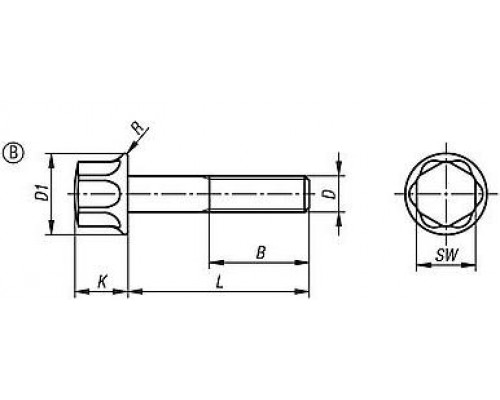 Винты K1492.08X16 Kipp