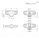 Гайка-барашек GN 834-58-M10-D-MT ELESA+GANTER