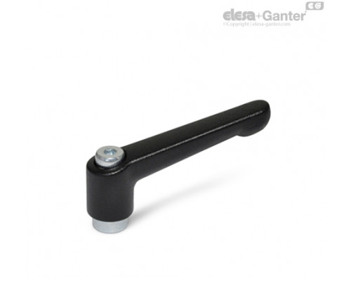 Регулируемая ручка рычажного типа GN 300.2-30-M4-SW ELESA+GANTER