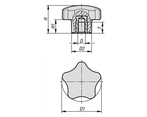 Ручка K1297.5010 Kipp