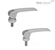 Плоская ручка рычажного типа GN 927.7-44-M5-25-B ELESA+GANTER