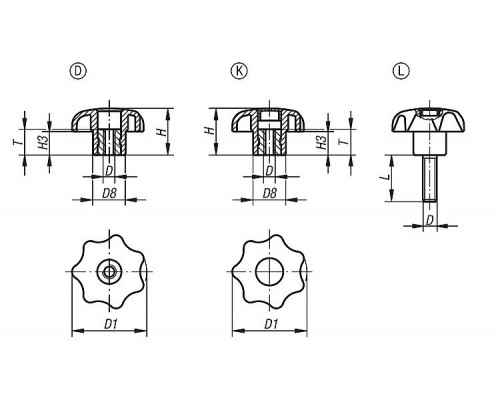 Ручка K0154.208 Kipp