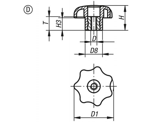 Ручка K0154.208 Kipp