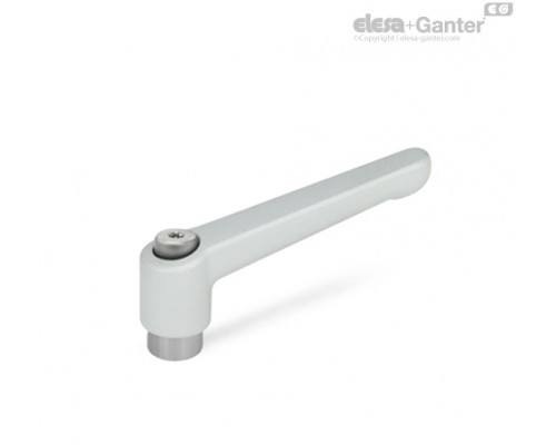 Регулируемая ручка рычажного типа GN 300.1-45-B5-SR ELESA+GANTER
